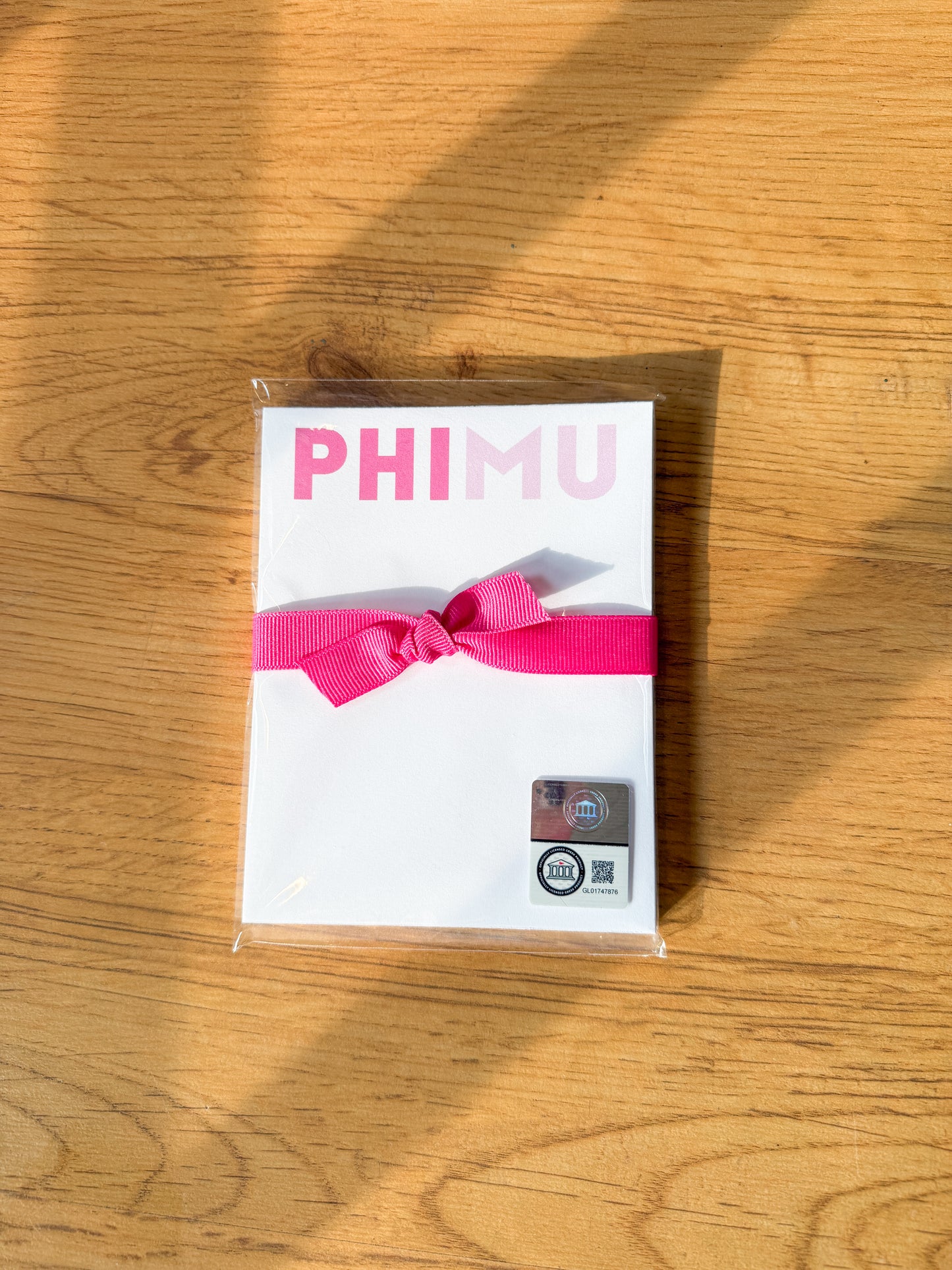 Sorority Mini Notepad