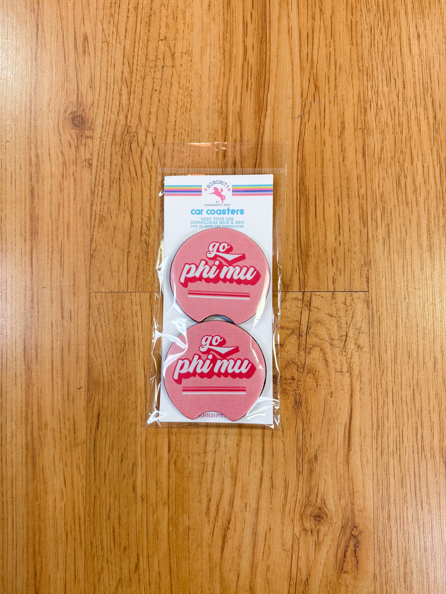 Sorority Car Coasters