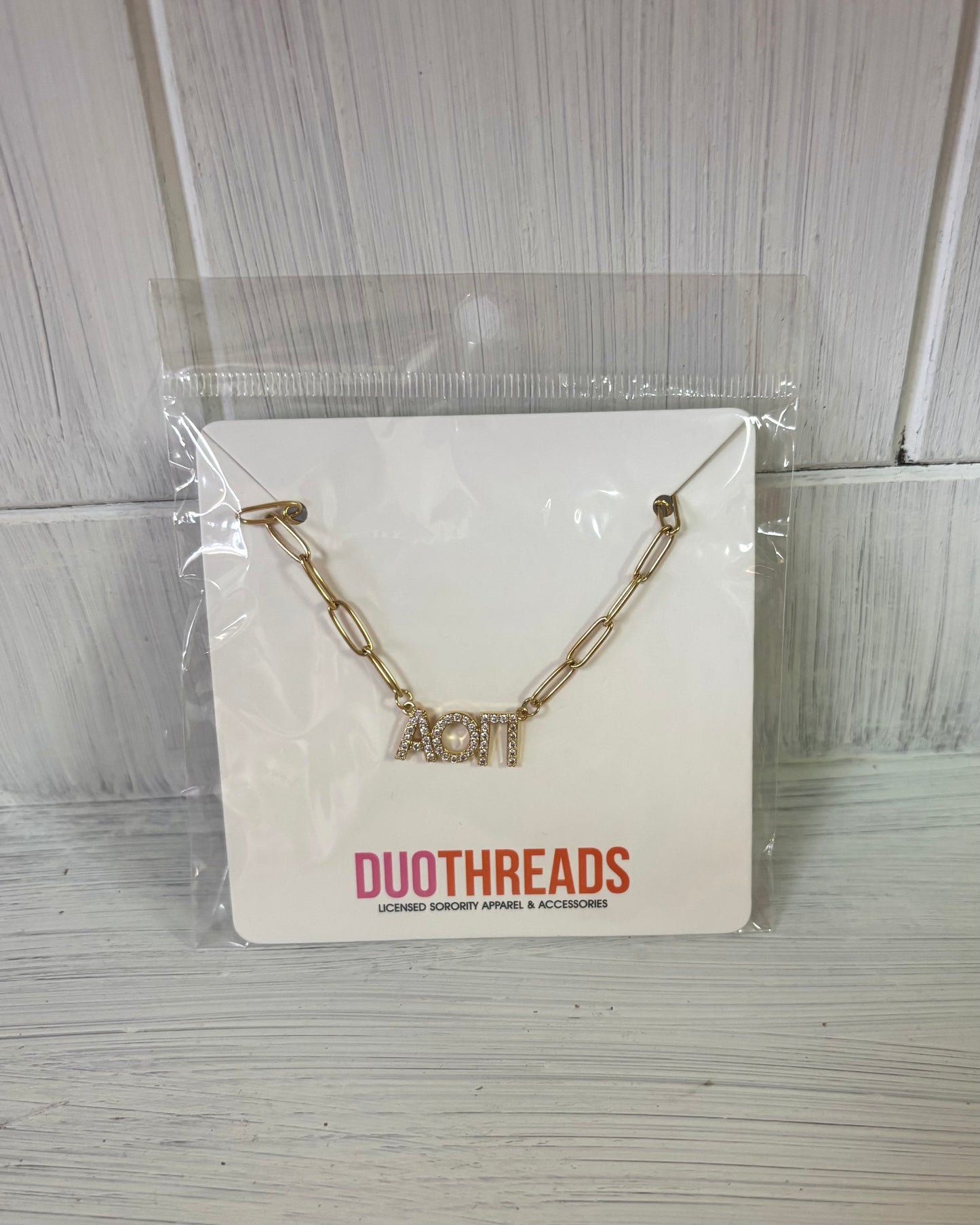 Lettered Sorority Necklace