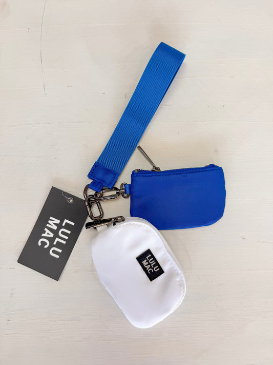 LULU MAC B/W wristlet