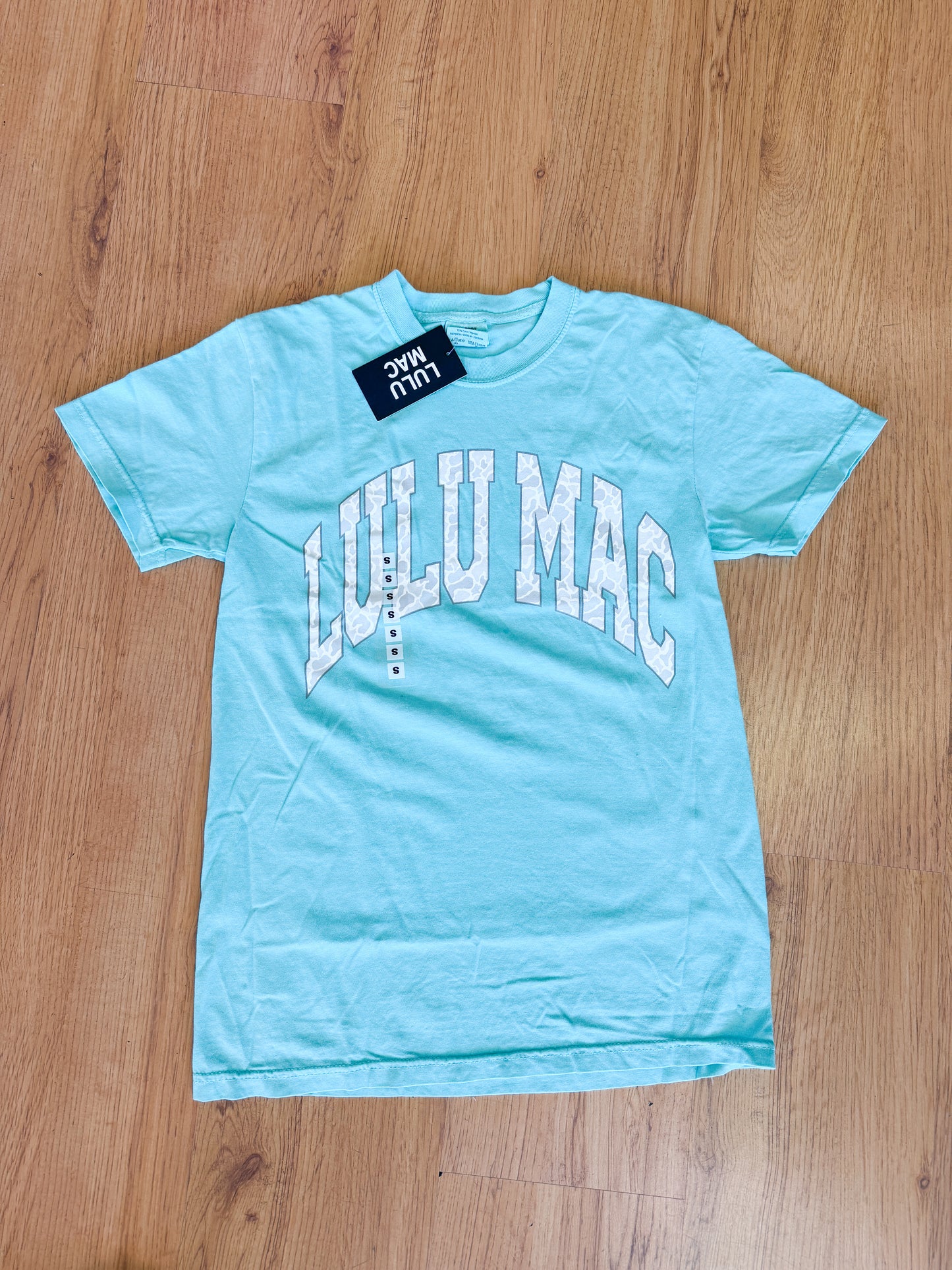 LULU MAC Mint Camo Tee