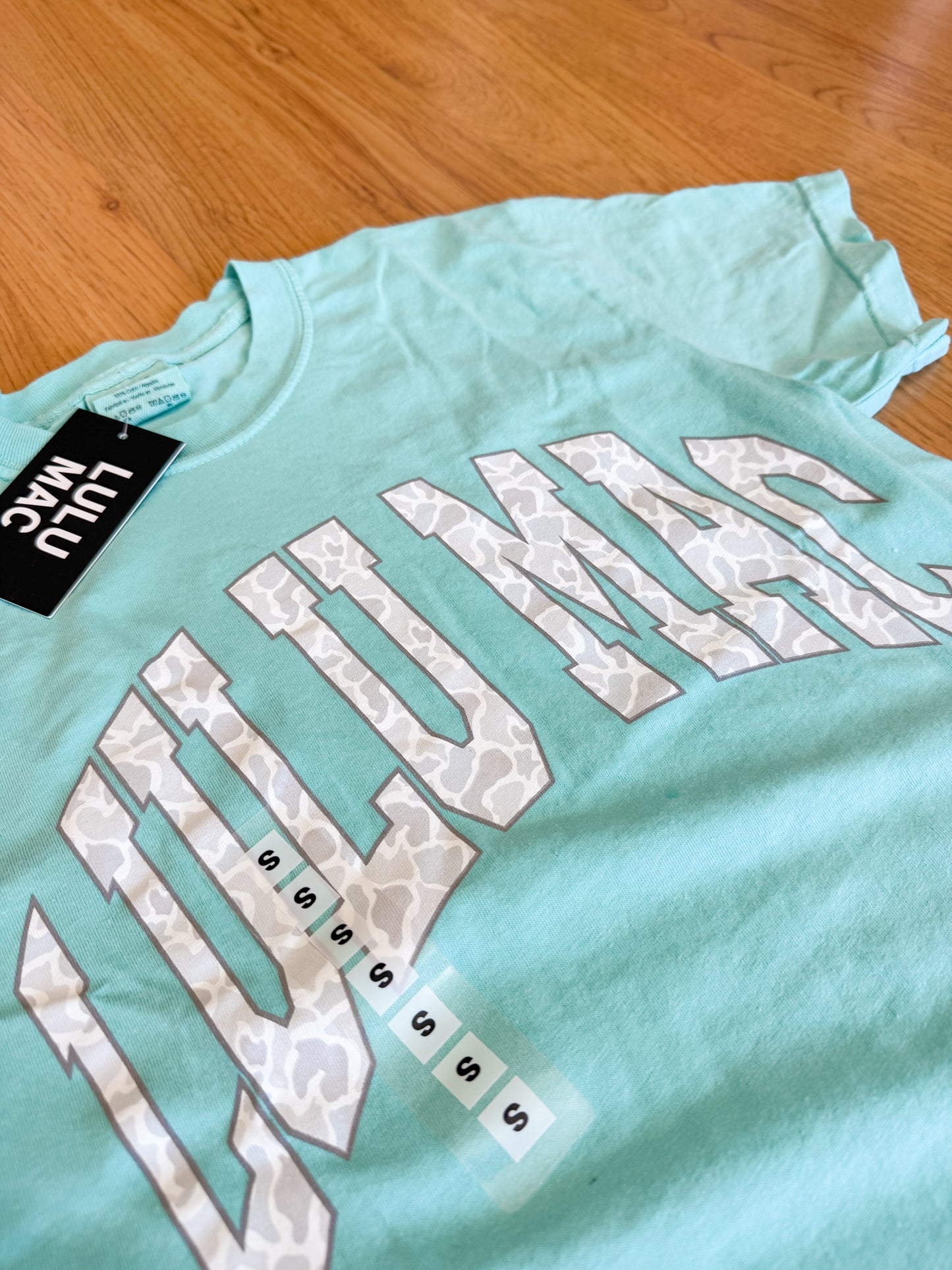 LULU MAC Mint Camo Tee