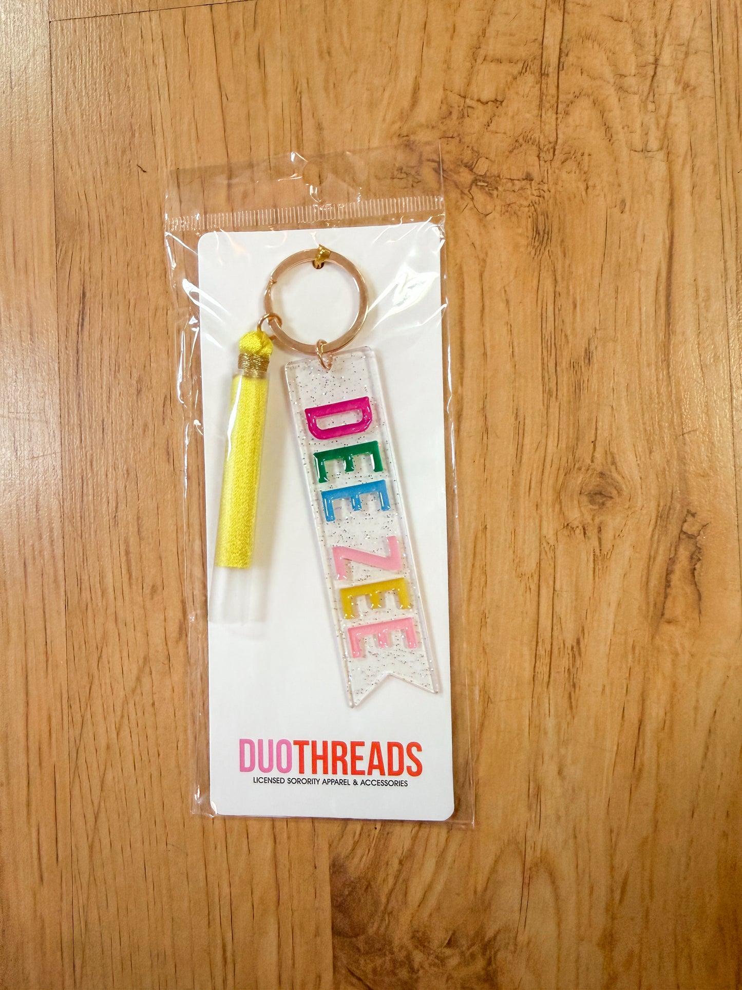 Sorority Tassel Key Fob