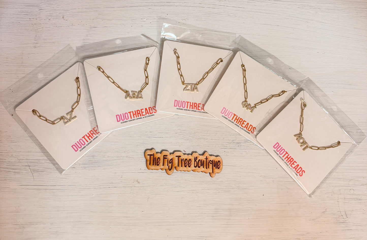 Lettered Sorority Necklace