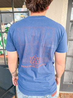 MENS- Speckle Bellies Auburn Tee