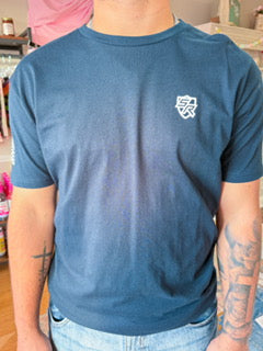 MENS- Sheild Republic Tee: Navy