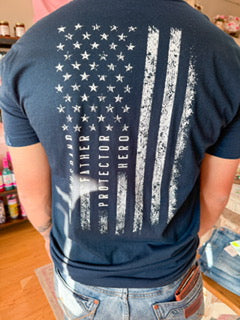 MENS- American Flag Tee