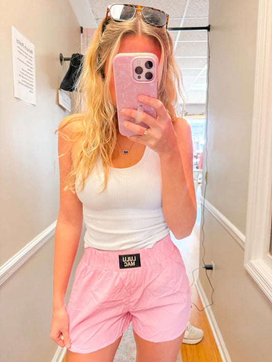 LULU MAC DD-Shorts Pink