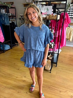 PLUS- Floral Set: Blue